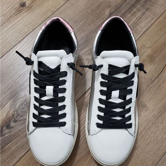 Vintage Havana Aimee Chrome Slip On Sneakers Size 7.5 NIB - Picture 6 of 16